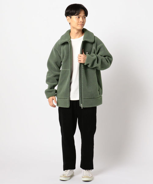 GLOSTER(グロスター)の「【HELLY HANSEN / ヘリーハンセン】ファイバーパイル ZIP Jacket(ブルゾン・メンズ・ブラック/アーミー/ネイビー・M/L)」の7枚目の写真