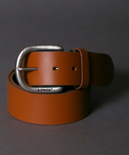Levi's(リーバイス)の「【Levi's】帆型バックル40mmレザーベルト(ベルト・メンズ・ブラック/ダークブラウン/ブラウン・FREE)」の3枚目の写真