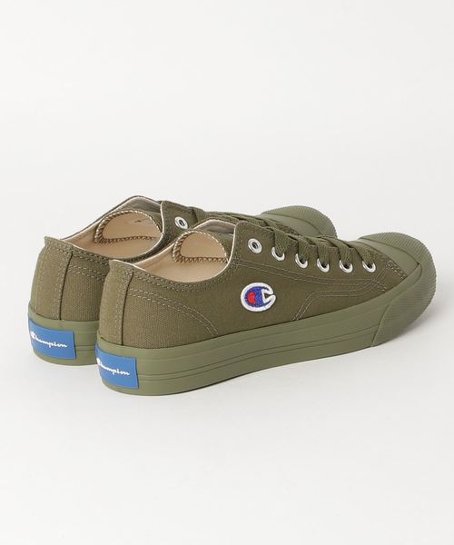Champion（チャンピオン）の「CHAMPION CP LC010 (チャンピオン ローカットスニーカー)(2colors)(Unisex)(スニーカー)（スニーカー・メンズ・ネイビー/カーキ・24cm/24.5cm/25cm/25.5cm/26cm/26.5cm/27cm/27.5cm/28cm/23.5cm）」の3枚目の写真