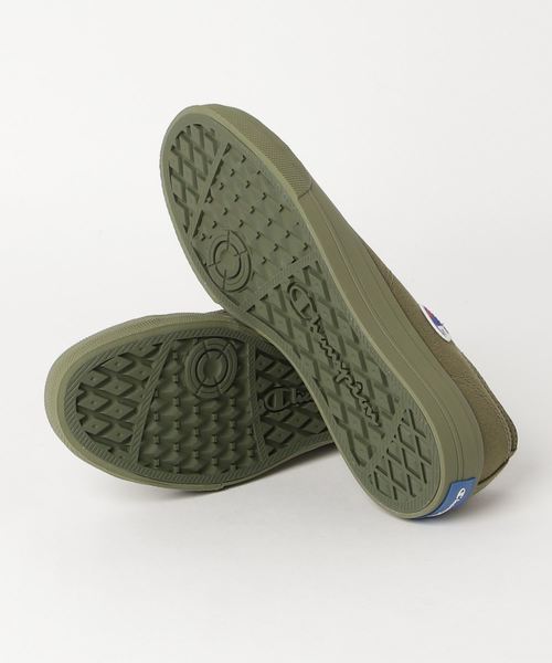 Champion（チャンピオン）の「CHAMPION CP LC010 (チャンピオン ローカットスニーカー)(2colors)(Unisex)(スニーカー)（スニーカー・メンズ・ネイビー/カーキ・24cm/24.5cm/25cm/25.5cm/26cm/26.5cm/27cm/27.5cm/28cm/23.5cm）」の4枚目の写真