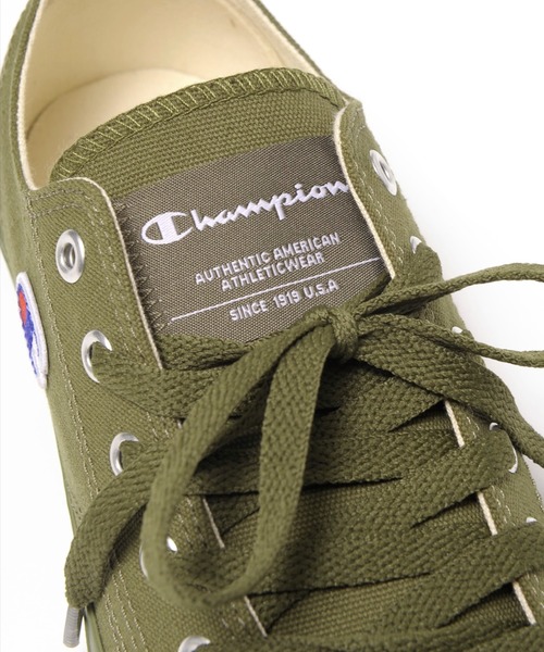 Champion（チャンピオン）の「CHAMPION CP LC010 (チャンピオン ローカットスニーカー)(2colors)(Unisex)(スニーカー)（スニーカー・メンズ・ネイビー/カーキ・24cm/24.5cm/25cm/25.5cm/26cm/26.5cm/27cm/27.5cm/28cm/23.5cm）」の20枚目の写真