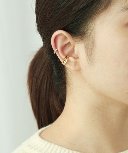 LA VORAGINE（ラ ヴォラジネ）の「イヤーカフ（2個セット）　素材は925シルバー（イヤーカフ・レディース・A/B/C/D/E/H/I/J/K/L/G/F/Q/R/P/O/N/M/S/T/U/その他/その他1/その他2/その他3/その他4・FREE）」の20枚目の写真