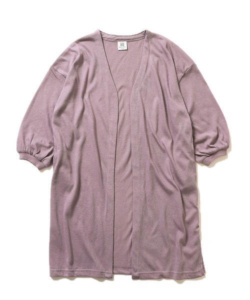 devirock(デビロック)の「ロング丈長袖カーディガン(カーディガン/ボレロ・キッズ・パープル系その他/ライトブラウン/杢グレー/ネイビー/ライトベージュ/ブラック・150cm/120cm/130cm/100cm/160cm/140cm/110cm)」の17枚目の写真