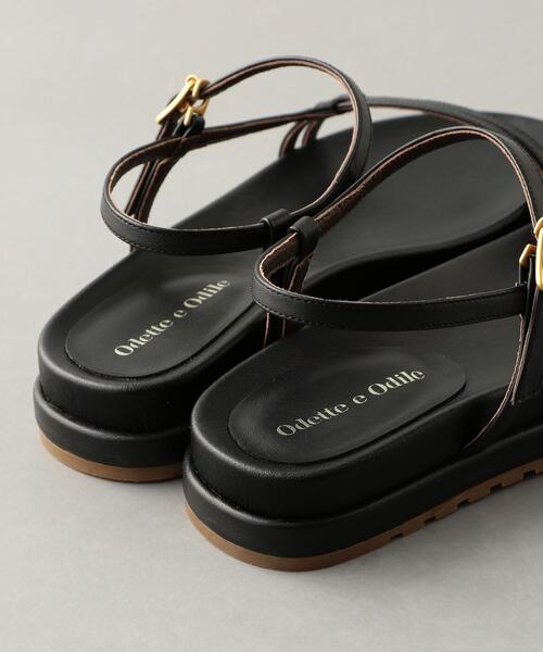 ODETTE E ODILE（オデットエオディール）の「OFD ラップベルト サンダル15（サンダル・レディース・オリーブ/ブラック/オフホワイト・37/35/36）」の6枚目の写真