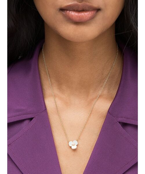 セール】ディスコ パンジー ミニ ペンダント（ネックレス）｜kate