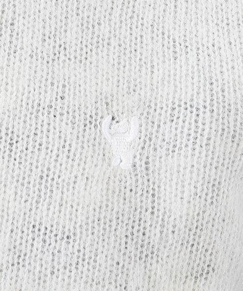 coen（コーエン）の「シャギードッククルーネックニット（ニット/セーター・メンズ・オフホワイト/ライトグレー/ネイビー/マスタード・MEDIUM/LARGE/SMALL/X-LARGE）」の12枚目の写真