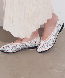 Aunt Marie's | AUNT MARIE'S 刺繍フラットシューズ(パンプス)