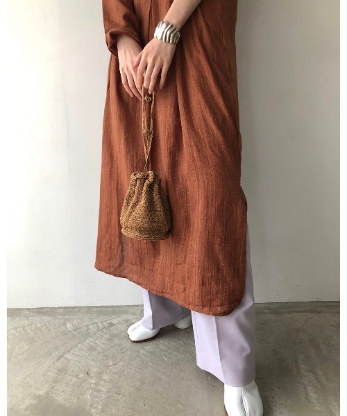 TODAYFUL（トゥデイフル）の「シルクステッチドレス（ワンピース