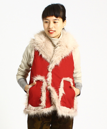 BEAMS BOY | BEAMS BOY / フェイクファー VEST(ベスト)