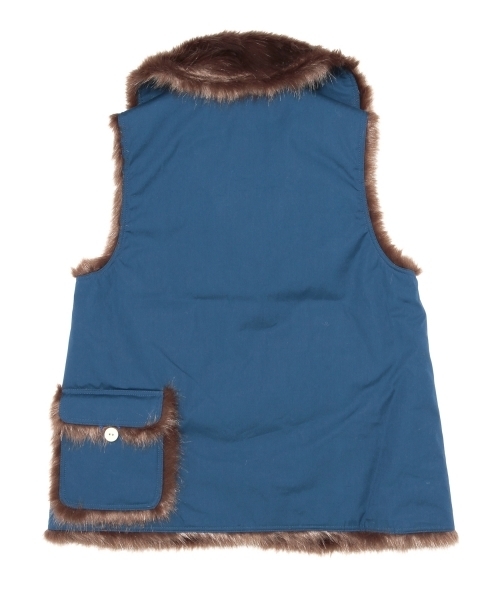 BEAMS BOY（ビームスボーイ）の「◎BEAMS BOY / フェイクファー VEST（ベスト・レディース・カーキ/レッド/ブルー・ONE SIZE）」の21枚目の写真