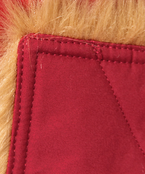 BEAMS BOY（ビームスボーイ）の「◎BEAMS BOY / フェイクファー VEST（ベスト・レディース・カーキ/レッド/ブルー・ONE SIZE）」の16枚目の写真