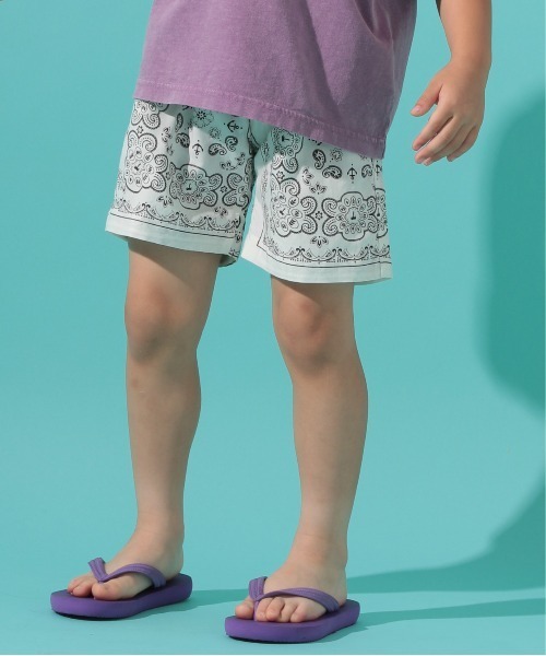 BAYFLOW（ベイフロー）の「[KIDS]ペイズリーショーツ（その他パンツ・キッズ・オフホワイト/イエロー/パープル・MEDIUM/XX-LARGE/X-LARGE/LARGE）」の2枚目の写真