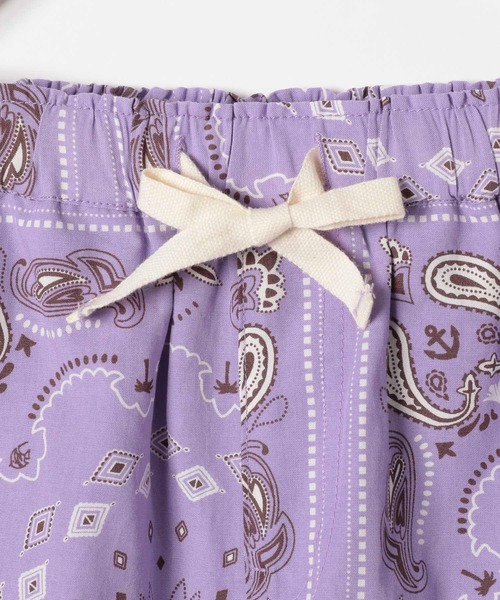 BAYFLOW（ベイフロー）の「[KIDS]ペイズリーショーツ（その他パンツ・キッズ・オフホワイト/イエロー/パープル・MEDIUM/XX-LARGE/X-LARGE/LARGE）」の8枚目の写真