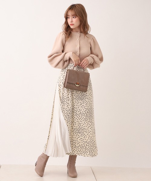 one after another NICE CLAUP(ワンアフターアナザーナイスクラップ)の「2wayクロコスクエアバッグ(ショルダーバッグ・レディース・ベージュ/モカ/アイボリー・FREE)」の22枚目の写真