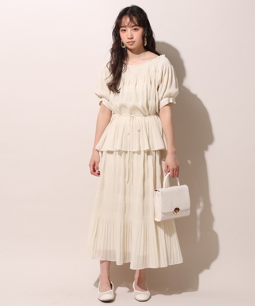 one after another NICE CLAUP(ワンアフターアナザーナイスクラップ)の「2wayクロコスクエアバッグ(ショルダーバッグ・レディース・ベージュ/モカ/アイボリー・FREE)」の5枚目の写真