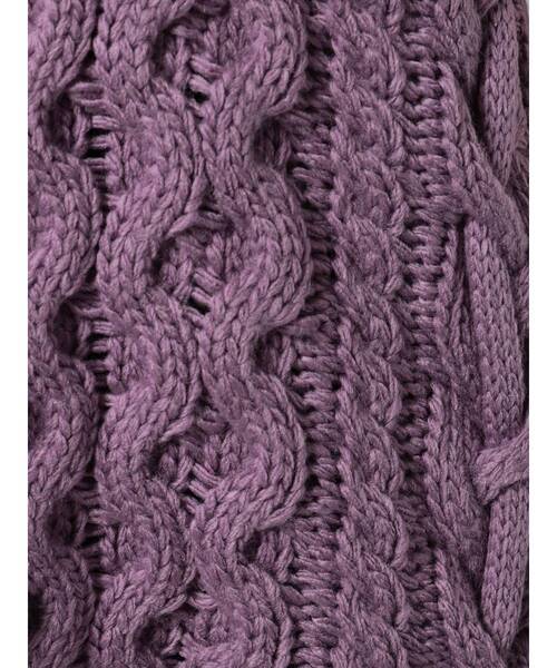 EMODA（エモダ）の「ケーブルバルキーベスト（ベスト・レディース・ホワイト/ブラック/ベージュ/パープル・FREE）」の20枚目の写真