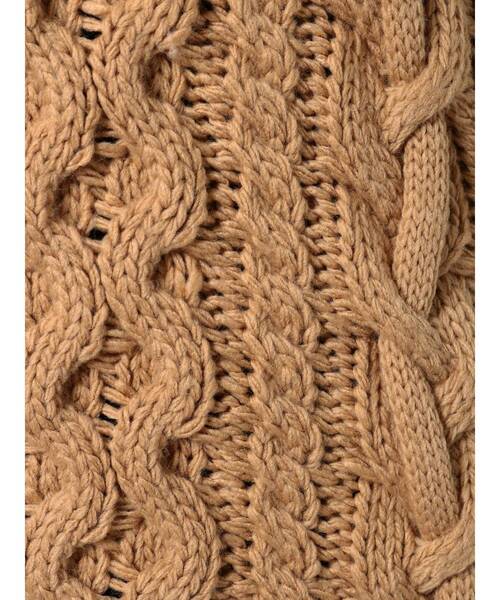 EMODA（エモダ）の「ケーブルバルキーベスト（ベスト・レディース・ホワイト/ブラック/ベージュ/パープル・FREE）」の19枚目の写真