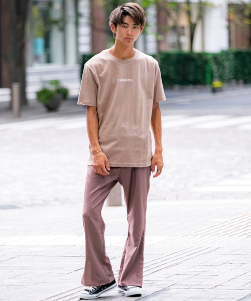 Beno（ビーノ）の「ポリトロ / W テーラード シャツ ジャケット × スリット フレアパンツ（セットアップ・メンズ・ライトベージュ/ブラック/ダークベージュ/ライトグレー/アッシュブラウン・L/M）」の20枚目の写真