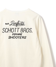 schott | Schott/ショット/CHAIN EMBROIDERY LS T-SHIRT/チェーン エンブロイダリー ロンT(Tシャツ/カットソー)