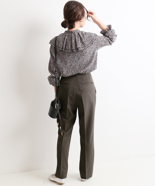 セール】起毛ツイルストレートパンツ【手洗い可能】◇（その他