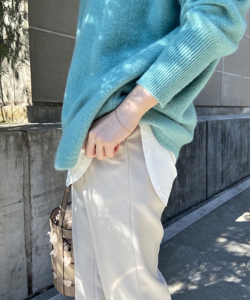 セール】起毛ツイルストレートパンツ【手洗い可能】◇（その他