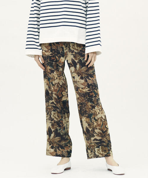 セール 40%OFF】フラワーカモフラージュプリント ストレート