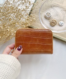 クロコ柄アコーディオンカードケース