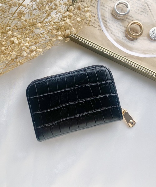 CLEA(クレア)の「クロコ柄アコーディオンカードケース(カードケース・レディース・ベージュ/ブラウン/ピンクベージュ/ライトベージュ/ブラック・FREE)」の12枚目の写真