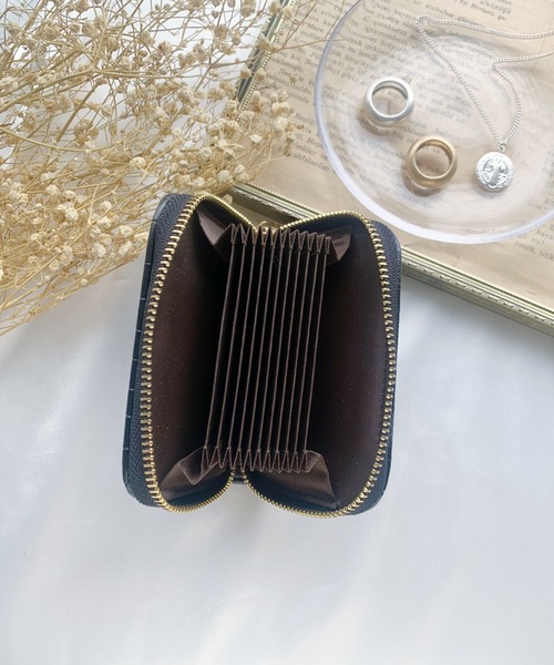 CLEA(クレア)の「クロコ柄アコーディオンカードケース(カードケース・レディース・ベージュ/ブラウン/ピンクベージュ/ライトベージュ/ブラック・FREE)」の13枚目の写真