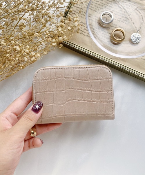 CLEA(クレア)の「クロコ柄アコーディオンカードケース(カードケース・レディース・ベージュ/ブラウン/ピンクベージュ/ライトベージュ/ブラック・FREE)」の10枚目の写真