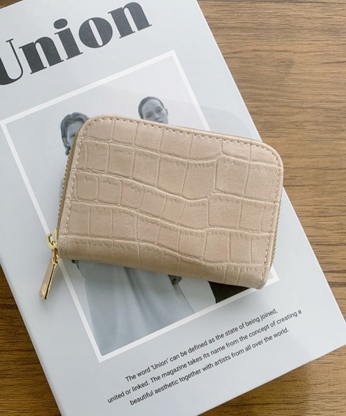 CLEA(クレア)の「クロコ柄アコーディオンカードケース(カードケース・レディース・ベージュ/ブラウン/ピンクベージュ/ライトベージュ/ブラック・FREE)」の8枚目の写真