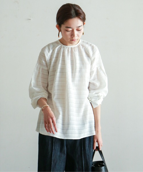 nombre impair - 美品 ノンブルアンペール シルク混ブラウス