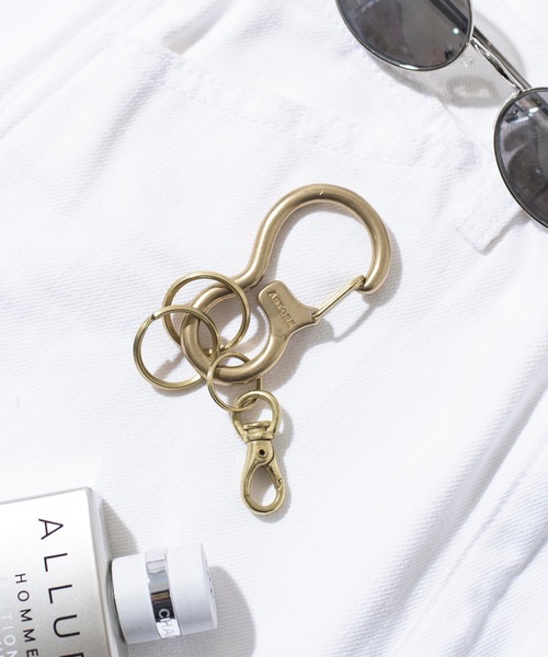 Hawk Company(ホークカンパニー)の「【Hawk company】ASTORE カラビナキーホルダー/AS4001 Made in Japan(キーホルダー・メンズ・シルバー/ゴールド・FREE)」の1枚目の写真