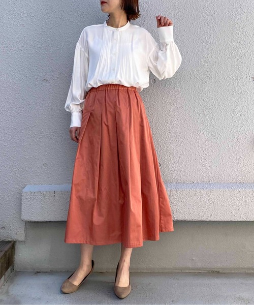 PICCIN（ピッチン）の「フロントピンタックシャツ（シャツ/ブラウス・レディース・ブラック/オフホワイト・M）」の19枚目の写真