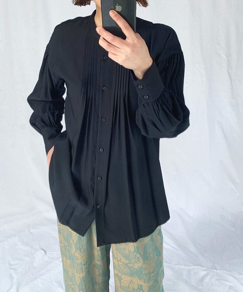 PICCIN（ピッチン）の「フロントピンタックシャツ（シャツ/ブラウス