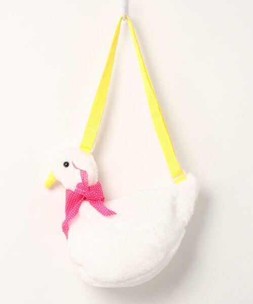 aimoha（アイモハ）の「カモちゃん（ショルダーバッグ・レディース・グリーン/ピンク・FREE）」の4枚目の写真