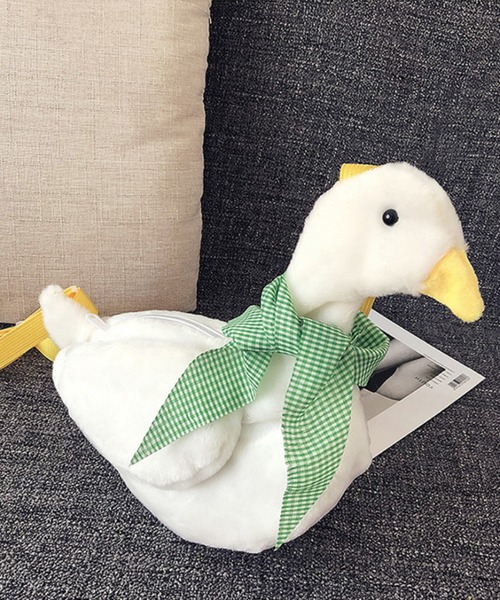 aimoha（アイモハ）の「カモちゃん（ショルダーバッグ・レディース・グリーン/ピンク・FREE）」の7枚目の写真