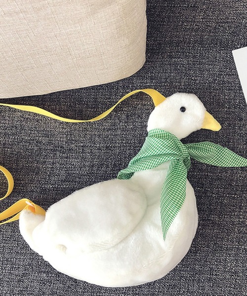 aimoha（アイモハ）の「カモちゃん（ショルダーバッグ・レディース・グリーン/ピンク・FREE）」の8枚目の写真