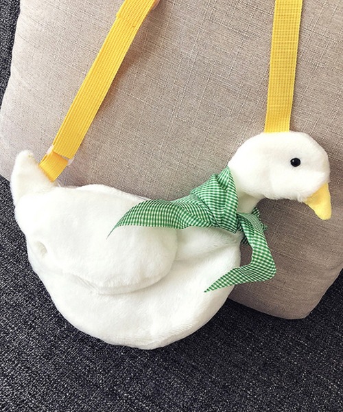 aimoha（アイモハ）の「カモちゃん（ショルダーバッグ・レディース・グリーン/ピンク・FREE）」の9枚目の写真