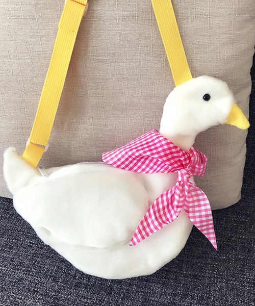 aimoha（アイモハ）の「カモちゃん（ショルダーバッグ・レディース・グリーン/ピンク・FREE）」の10枚目の写真