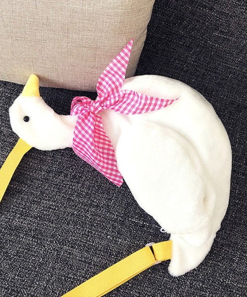 aimoha（アイモハ）の「カモちゃん（ショルダーバッグ・レディース・グリーン/ピンク・FREE）」の11枚目の写真