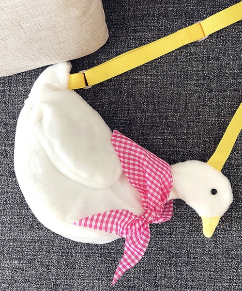 aimoha（アイモハ）の「カモちゃん（ショルダーバッグ・レディース・グリーン/ピンク・FREE）」の12枚目の写真