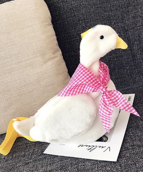 aimoha（アイモハ）の「カモちゃん（ショルダーバッグ・レディース・グリーン/ピンク・FREE）」の13枚目の写真