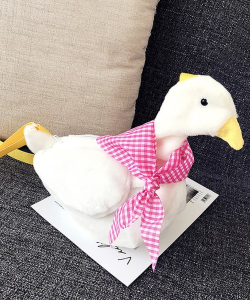 aimoha（アイモハ）の「カモちゃん（ショルダーバッグ・レディース・グリーン/ピンク・FREE）」の14枚目の写真