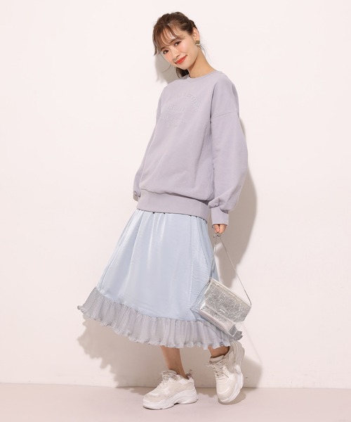 one after another NICE CLAUP（ワンアフターアナザーナイスクラップ）の「リバーシブルプリーツスカート（スカート・レディース・ベージュ系その他/パープル系その他/ピンクベージュ/ライトグレー・FREE）」の16枚目の写真