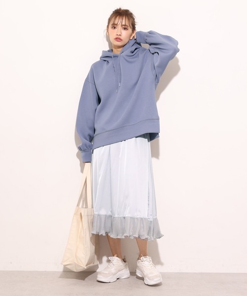 one after another NICE CLAUP（ワンアフターアナザーナイスクラップ）の「リバーシブルプリーツスカート（スカート・レディース・ベージュ系その他/パープル系その他/ピンクベージュ/ライトグレー・FREE）」の10枚目の写真