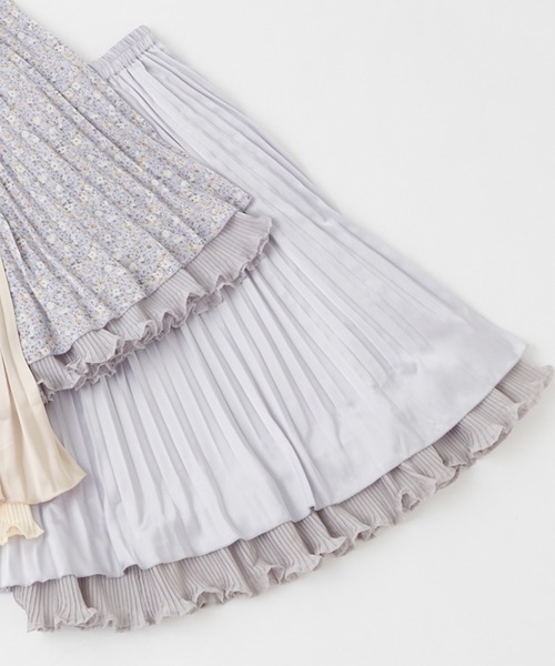 one after another NICE CLAUP（ワンアフターアナザーナイスクラップ）の「リバーシブルプリーツスカート（スカート・レディース・ベージュ系その他/パープル系その他/ピンクベージュ/ライトグレー・FREE）」の22枚目の写真