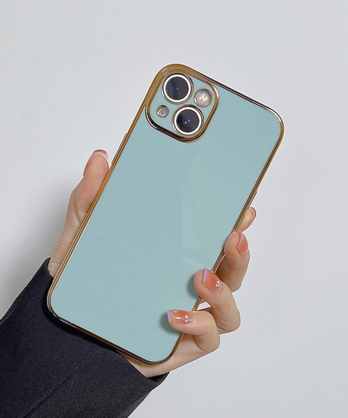 shopnikoniko(ショップニコニコ)の「メッキゴールドフレーム スマホケース(スマホケース/カバー・レディース・ホワイト/ブラック/ピンク/グリーン・iPhone XS/X/iPhone 11/iPhone 12/iPhone 7/8/SE(第2/第3世代)/iPhone 12 Pro/iPhone 11 Pro/iPhone XR/iPhone 12 Pro Max/iPhone 12 mini/iPhone 13/iPhone 13 mini/iPhone 13 Pro/iPhone 14/iPhone 14 Plus/iPhone 14 Pro Max/iPhone 14 Pro/iPhone 15/iPhone 15 Pro)」の19枚目の写真