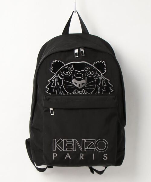KENZO（ケンゾー）の「KENZO/ケンゾー/キャンバス地バックパック/Kampus Tigre Rucksack（バックパック/リュック・メンズ・ブラック・FREE）」の5枚目の写真