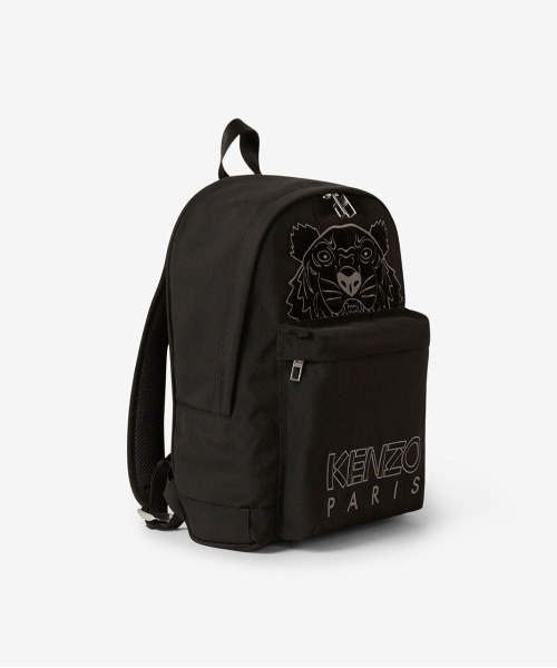 KENZO（ケンゾー）の「KENZO/ケンゾー/キャンバス地バックパック/Kampus Tigre Rucksack（バックパック/リュック・メンズ・ブラック・FREE）」の4枚目の写真